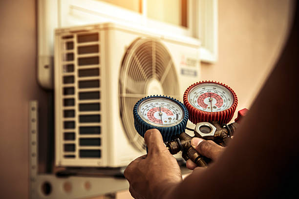 Professional Air Conditioning Service technician working in Yerington, NV